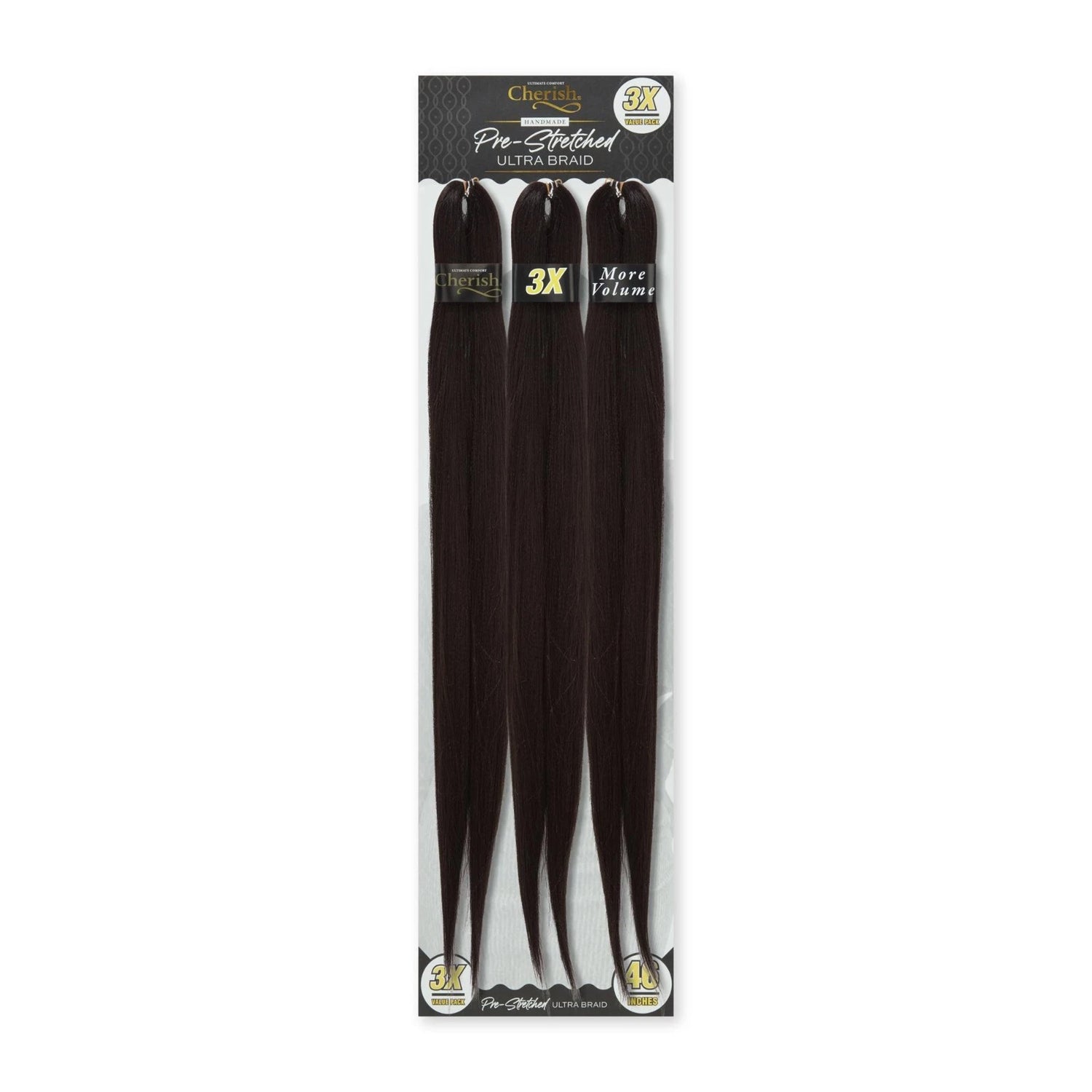 Cherish 3x Pre Stretched Ultra Braid Pre-Pulled 46" 3 Pack