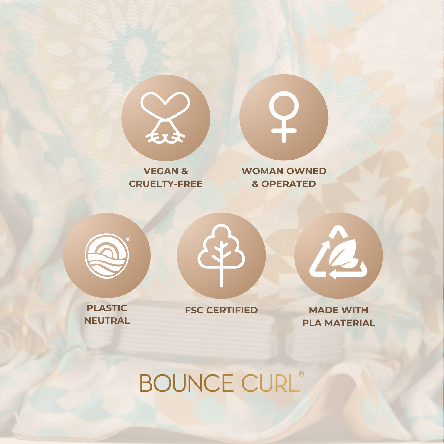 Bounce Curl Reversible Satin Hair Bonnet