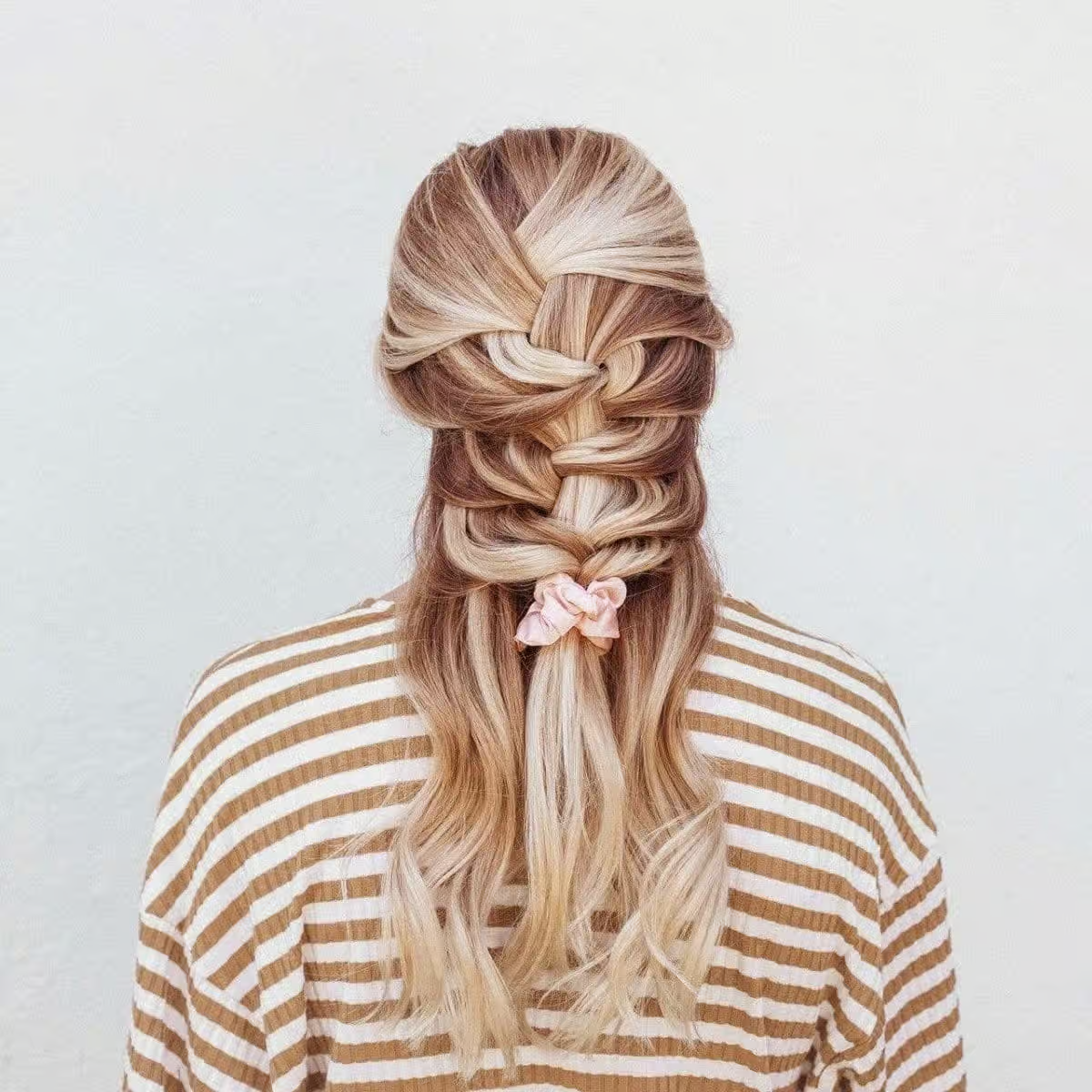 Kitsch Metallic Scrunchies - Blush