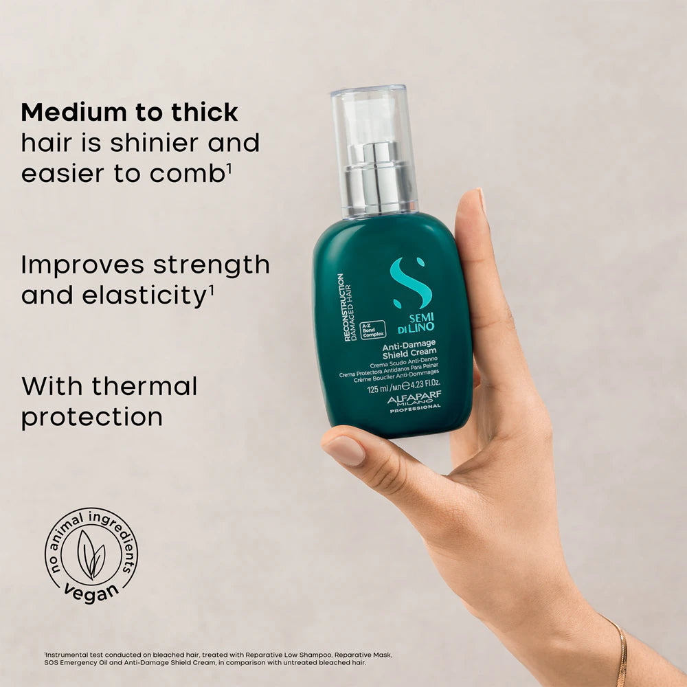 Alfaparf Milano Semi Di Lino Reconstruction Anti-Damage Shield Cream 125ml