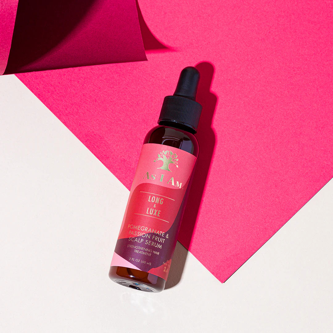 As I Am Long & Luxe Pomegranate & Passion Fruit Scalp Serum 2oz