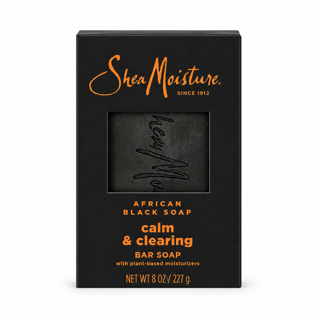 SheaMoisture African Black Soap Calm and Clearing Bar Soap 227g