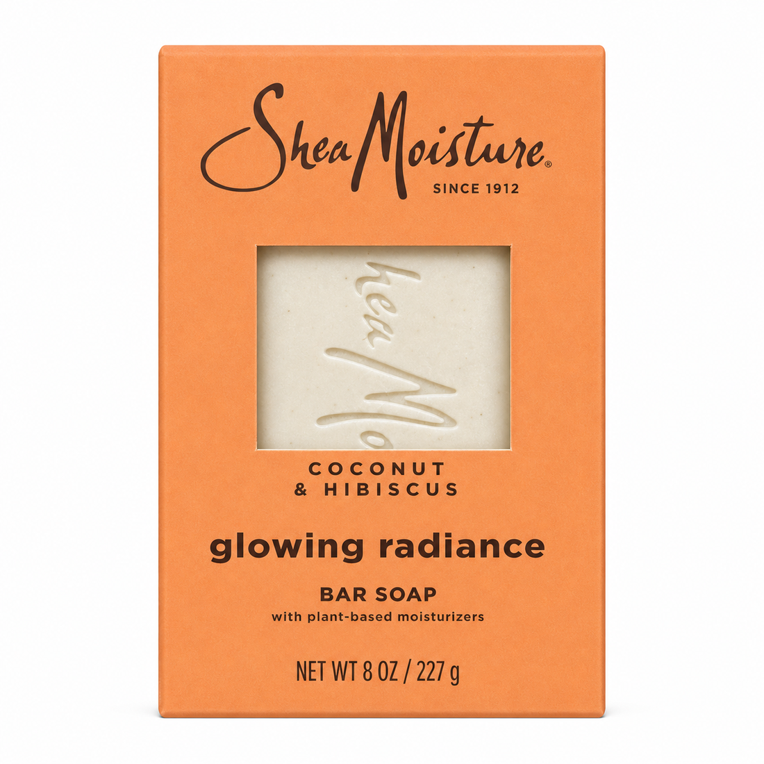 SheaMoisture Coconut and Hibiscus Glowing Radiance Bar Soap 8oz