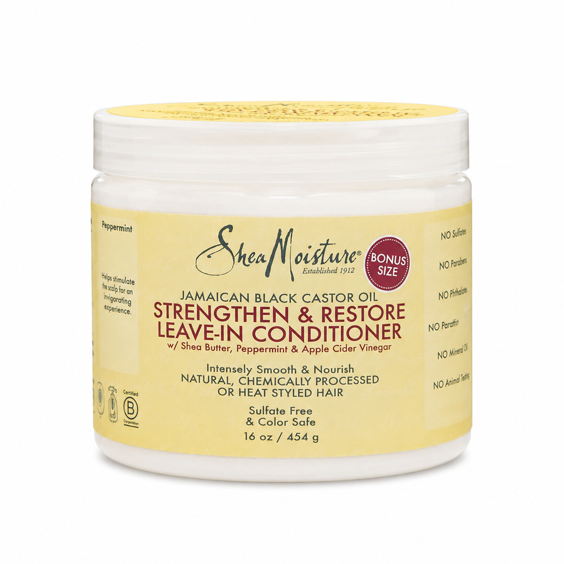 SheaMoisture Jamaican Black Castor Oil Strengthen and Restore Leave-In Conditioner 16oz
