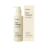 Manyo Pure Soybean Cleansing Milk bottle and packaging on a white background