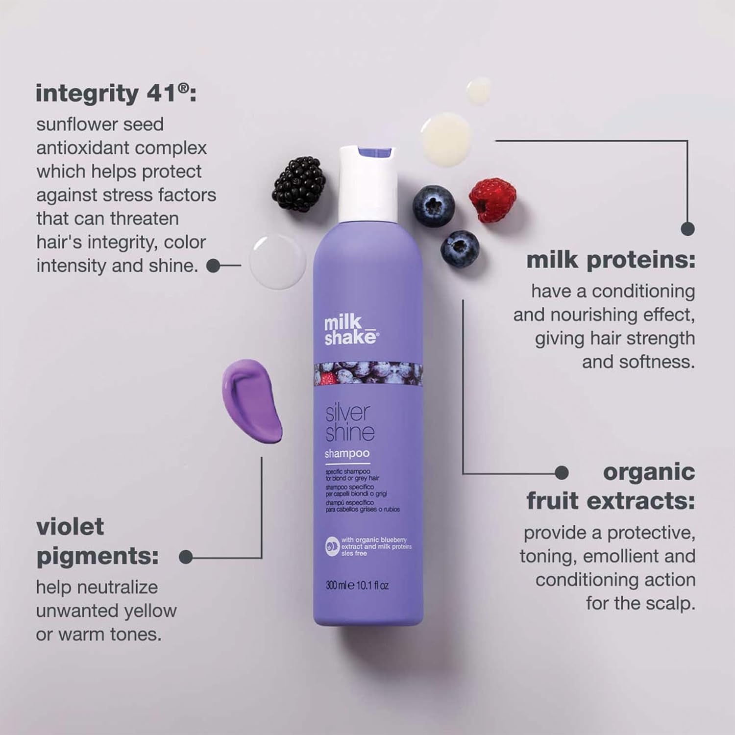 milk_shake Silver Shine Shampoo