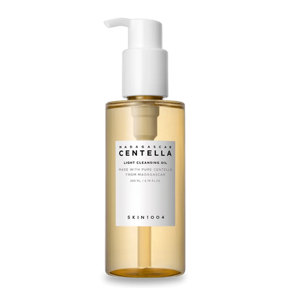Skincare bottle with pump on a white background