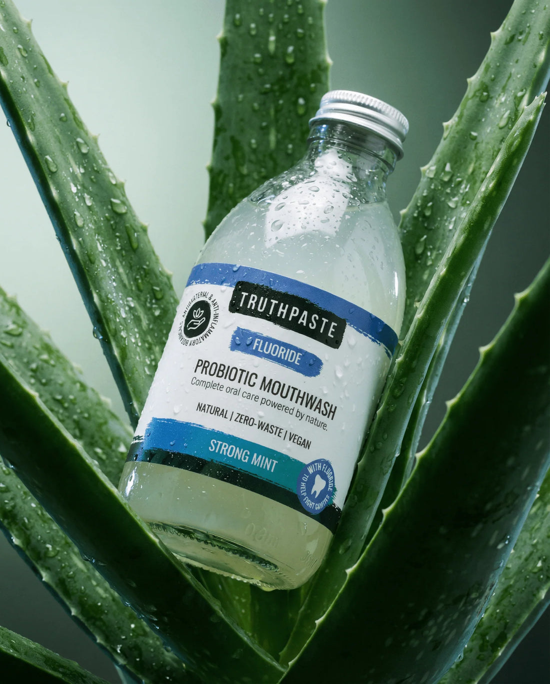 Truthpaste Probiotic Mouthwash - Fluoride Strong Mint 300ml