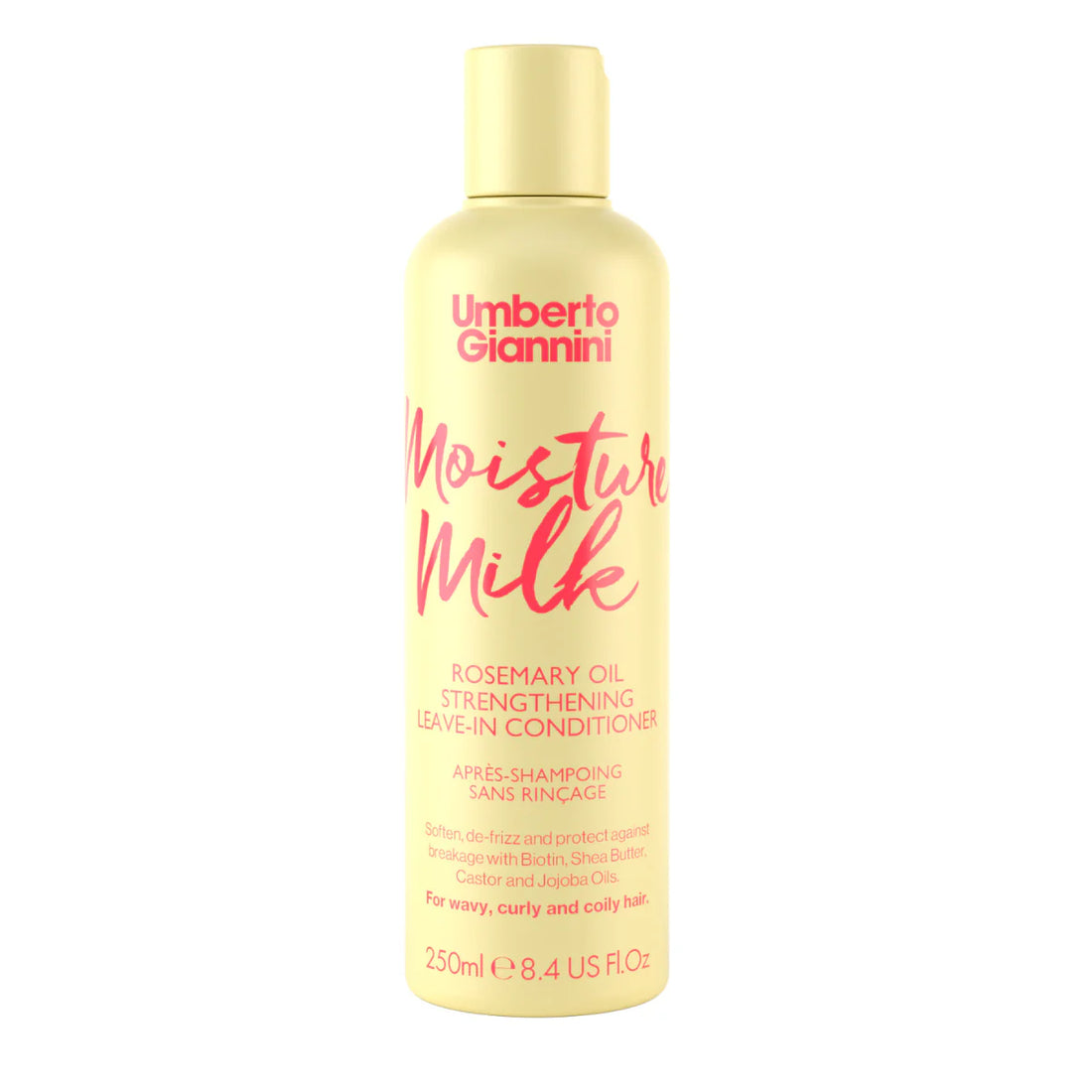 Umberto Giannini Strong Curls Moisture Milk Rosemary Oil Leave In Conditioner 250ml