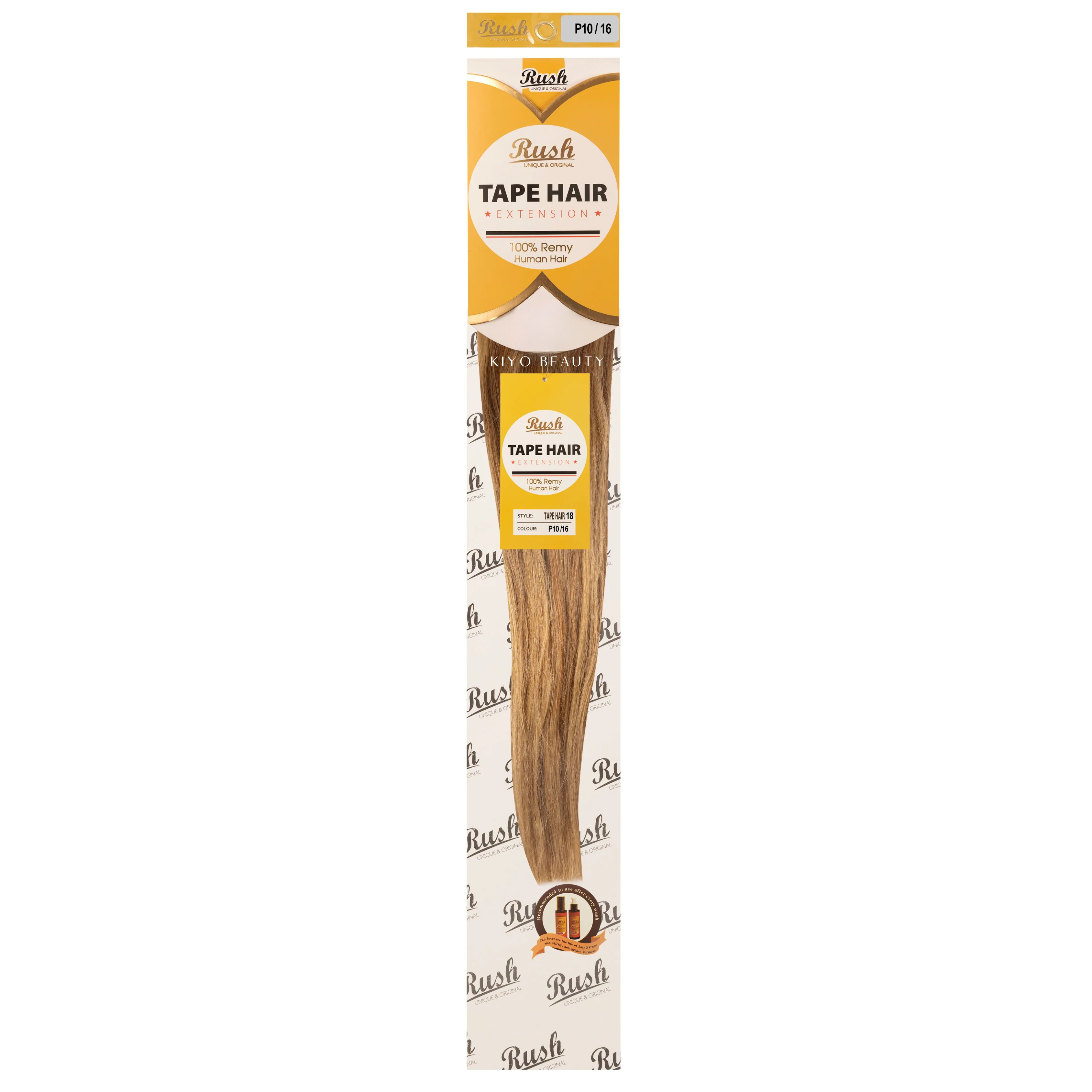 Rush Silky Luxati Human Hair Extension Tape-In 18"