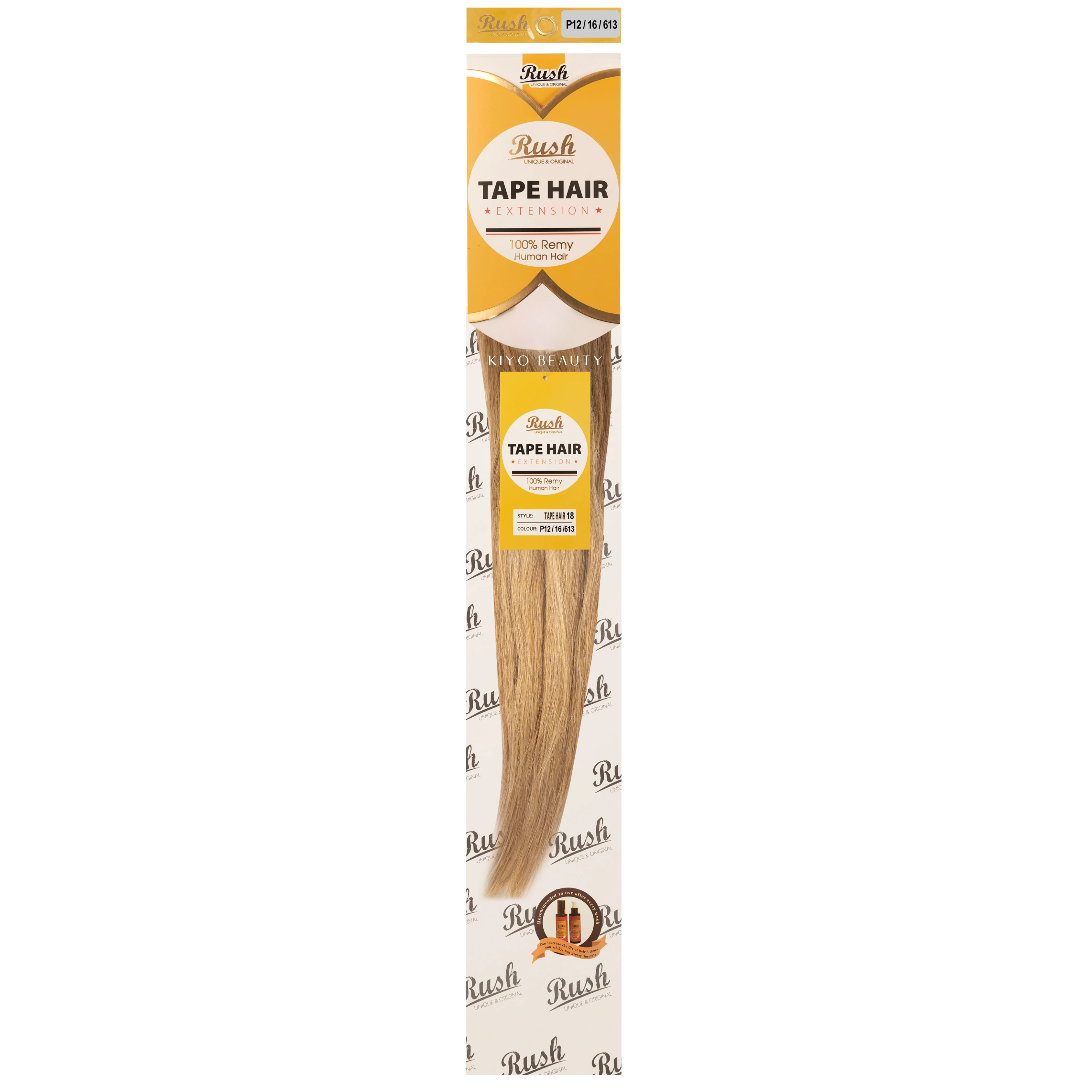 Rush Silky Luxati Human Hair Extension Tape-In 18"