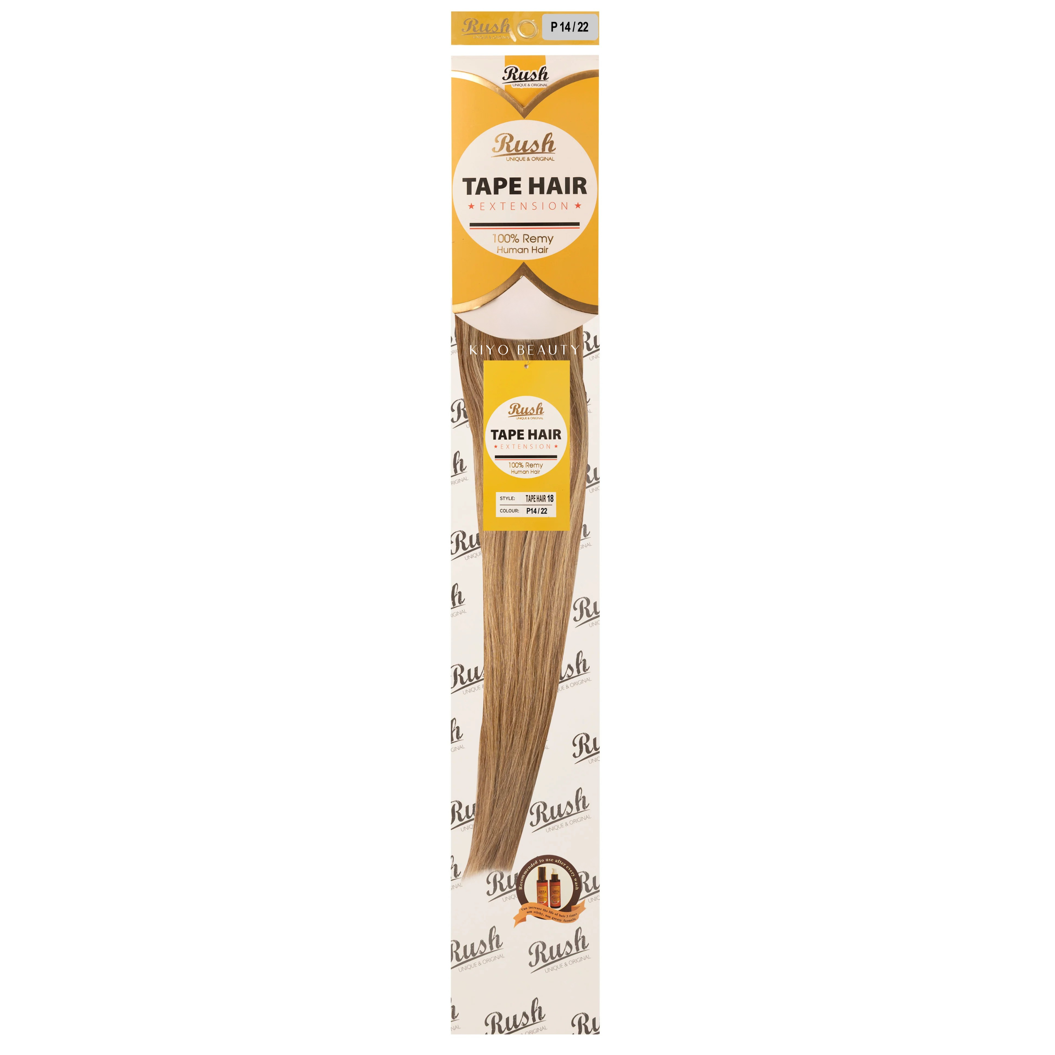 Rush Silky Luxati Human Hair Extension Tape-In 18"