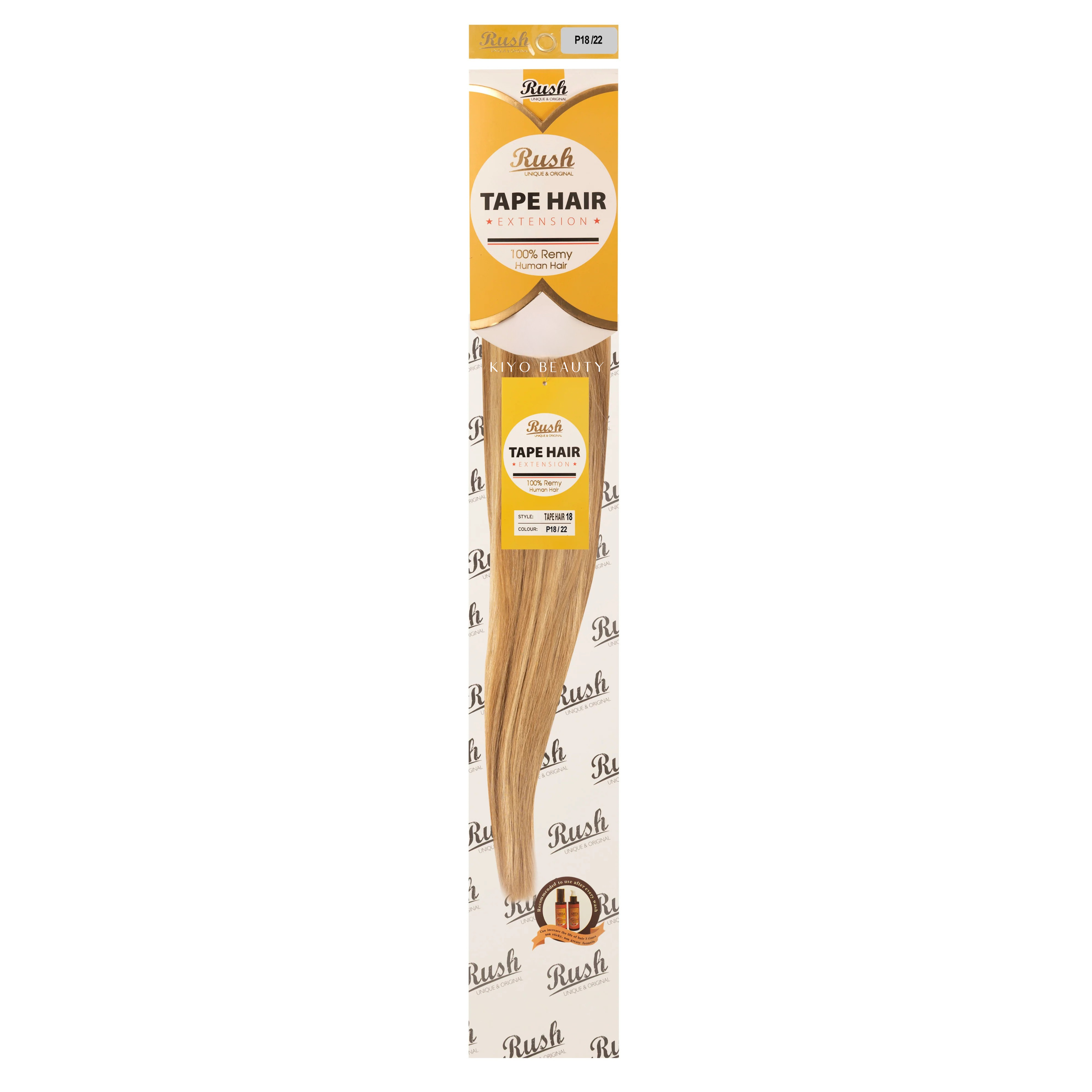 Rush Silky Luxati Human Hair Extension Tape-In 18"