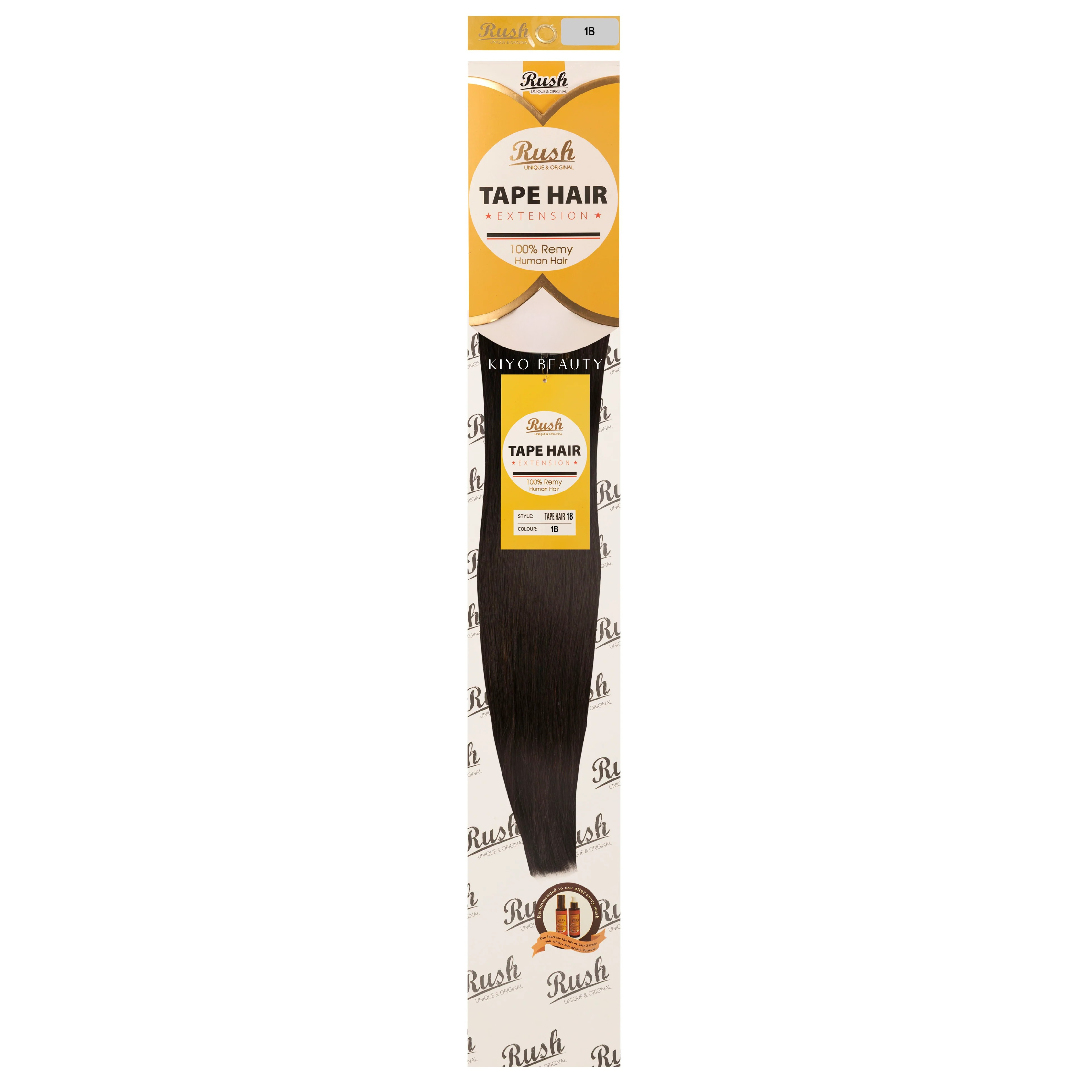 Rush Silky Luxati Human Hair Extension Tape-In 18"
