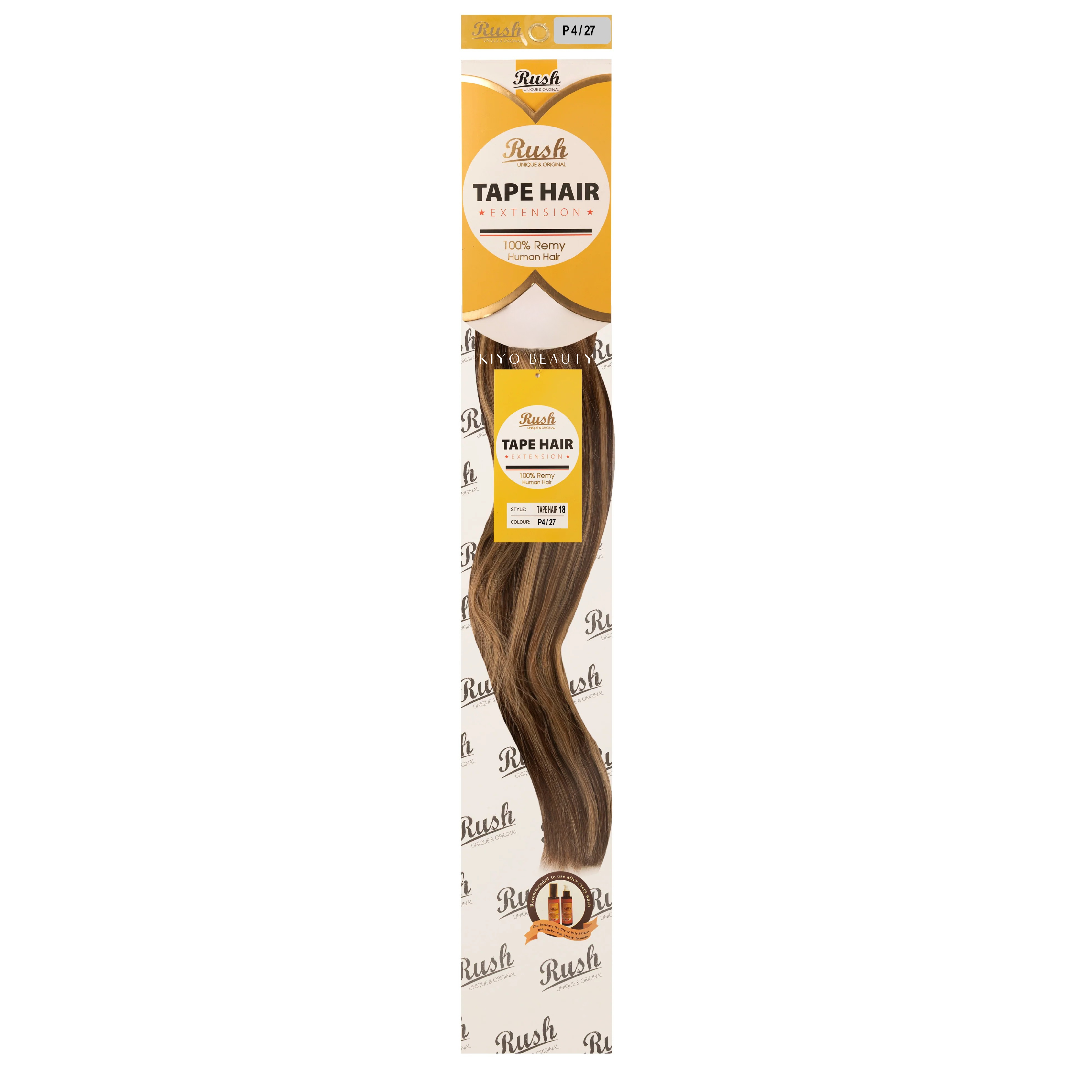Rush Silky Luxati Human Hair Extension Tape-In 18"