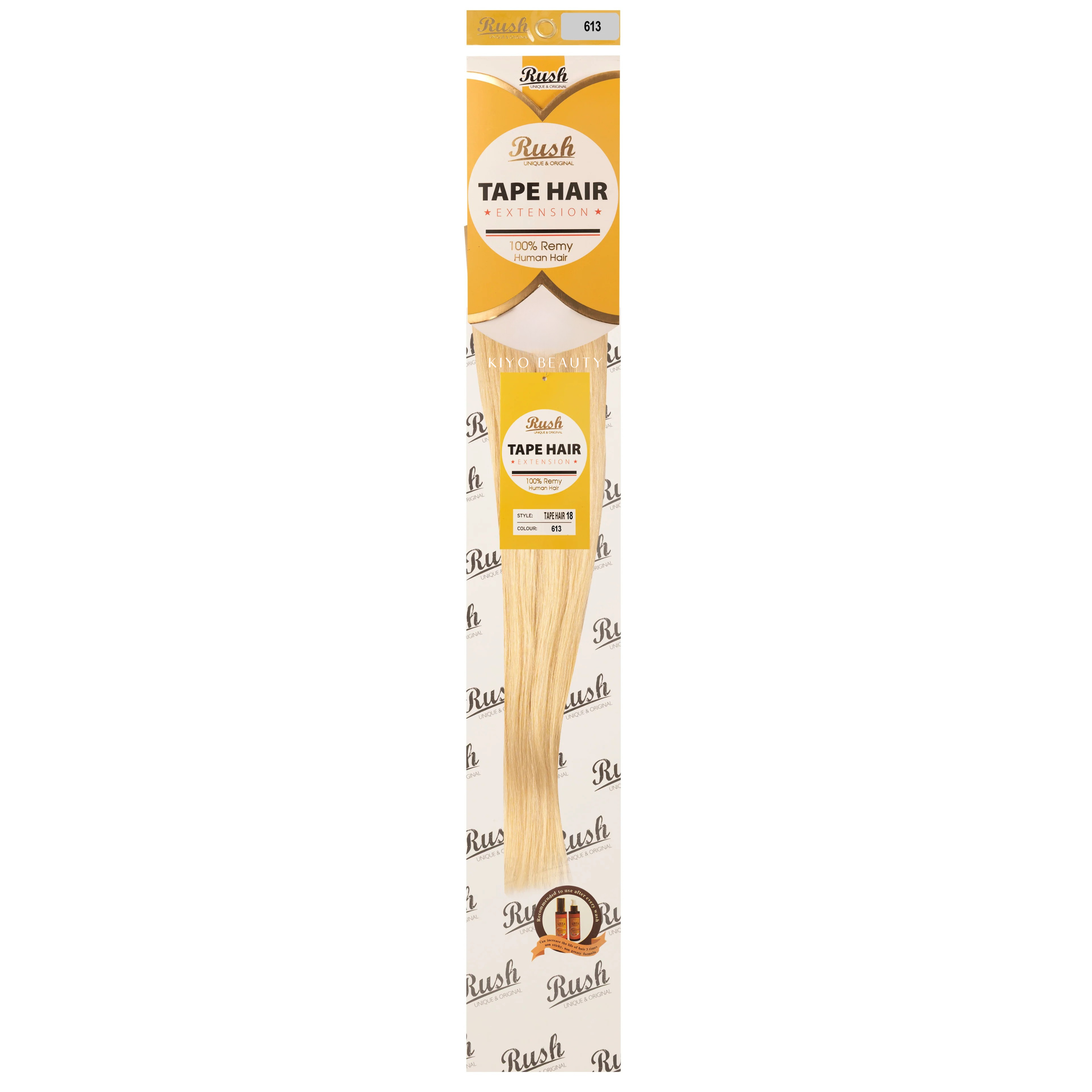 Rush Silky Luxati Human Hair Extension Tape-In 18"