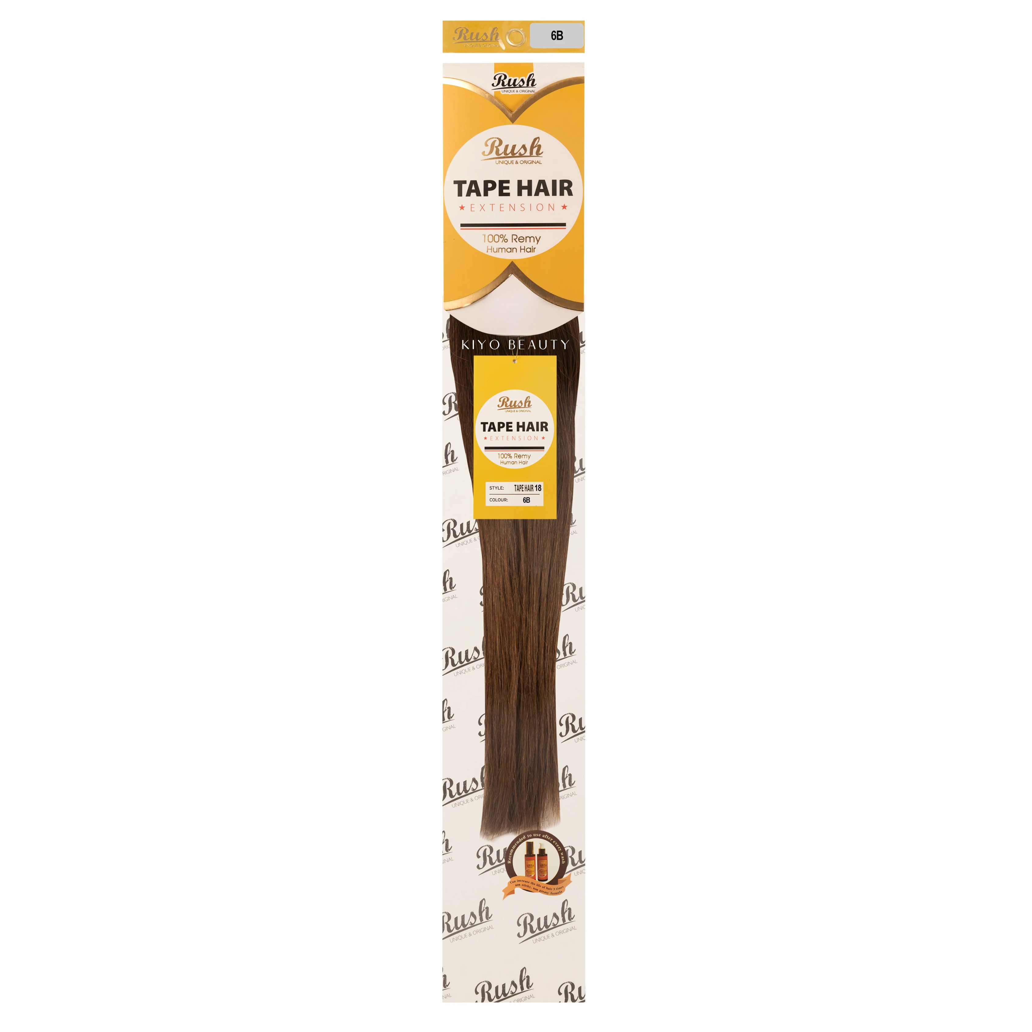 Rush Silky Luxati Human Hair Extension Tape-In 18"