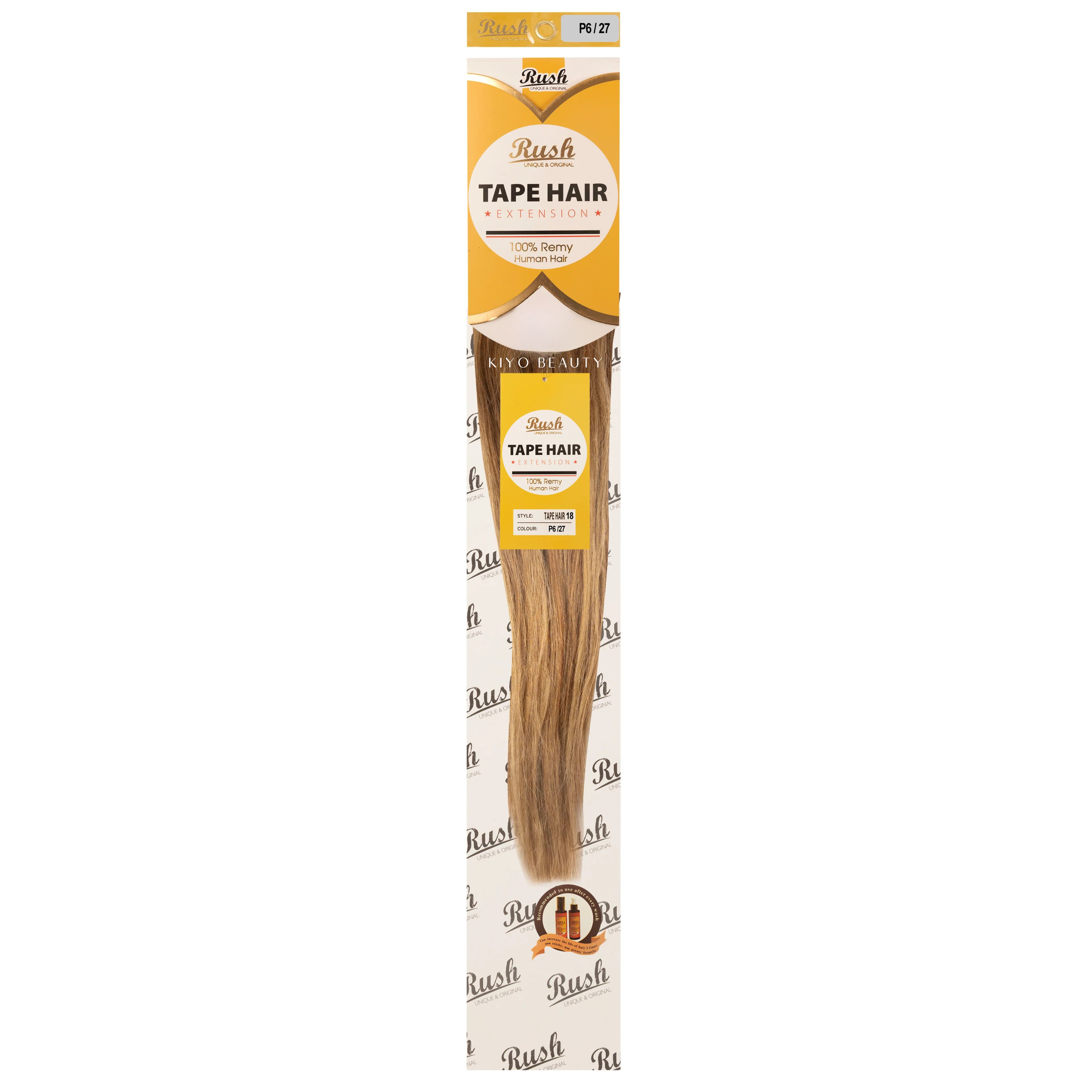 Rush Silky Luxati Human Hair Extension Tape-In 18"
