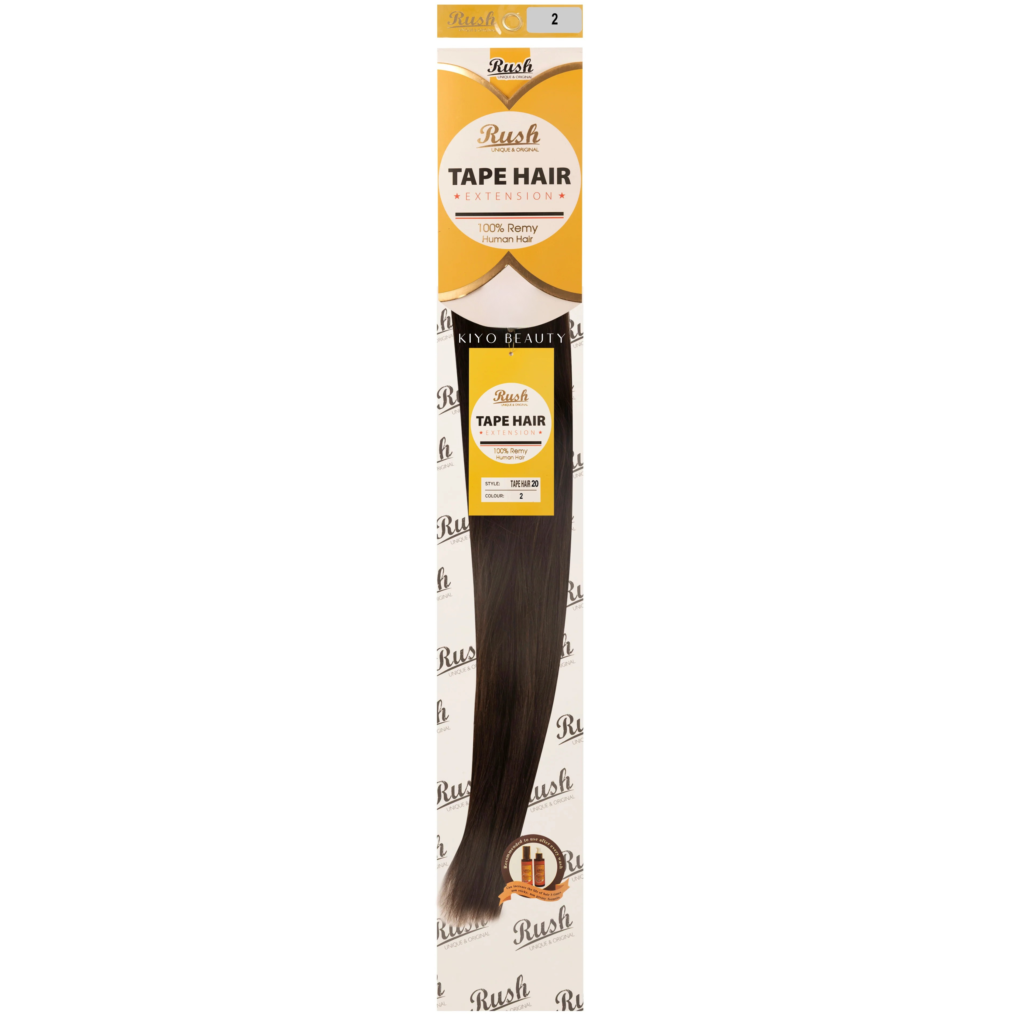 Rush Silky Luxati Human Hair Extension Tape-In 20"