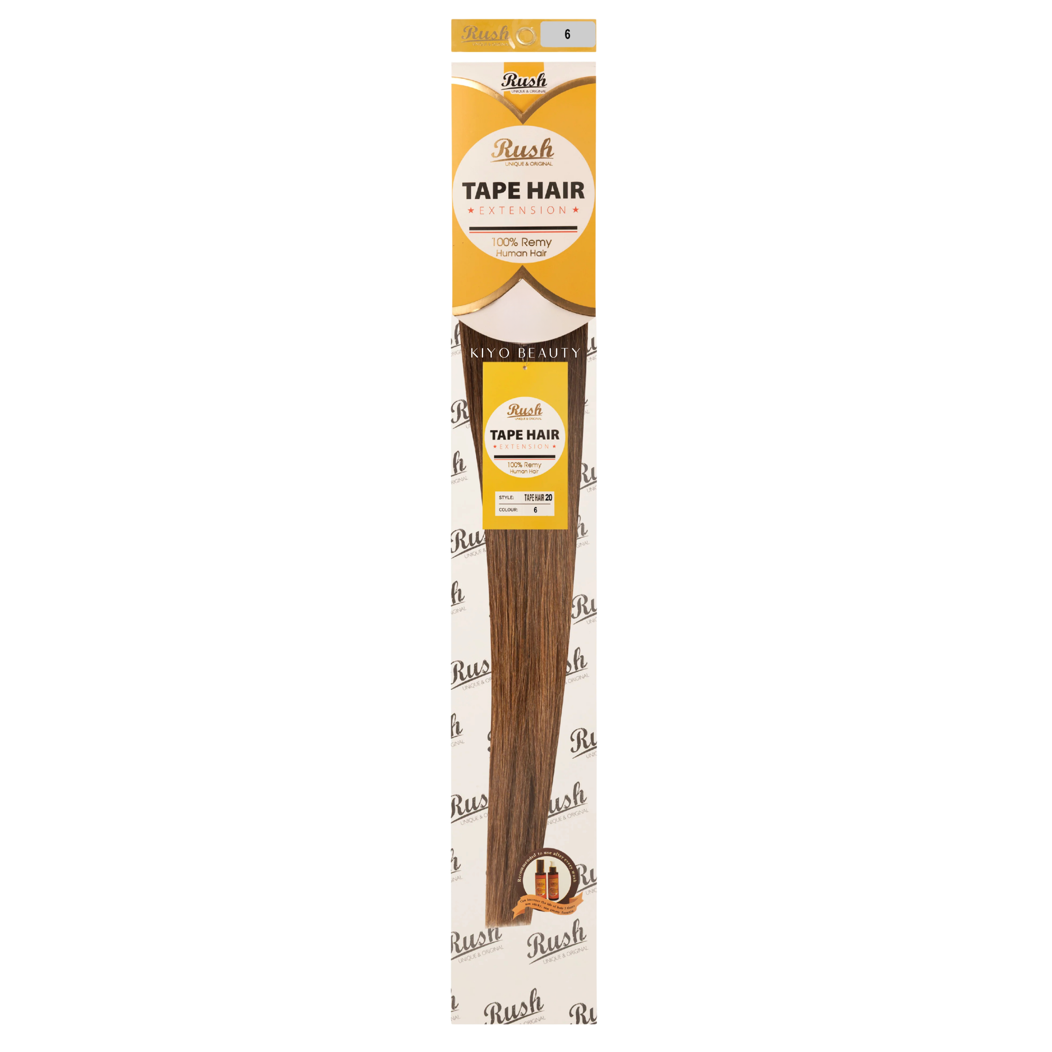 Rush Silky Luxati Human Hair Extension Tape-In 20"