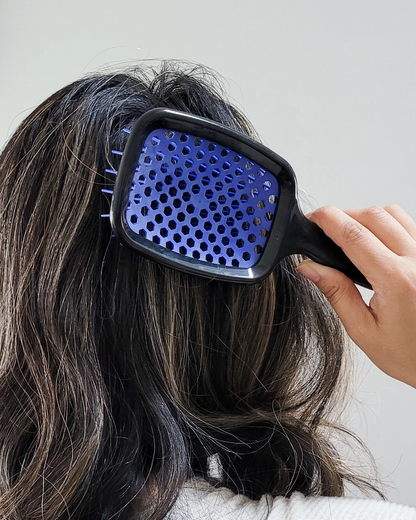 UNbrush Detangling Hair Brush - Galaxy Blue