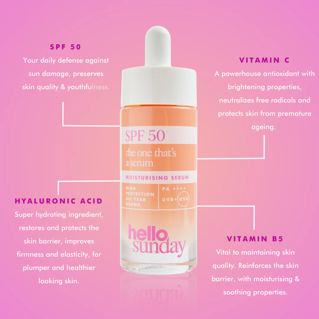 Hello Sunday the One That's A Serum SPF50 30ml