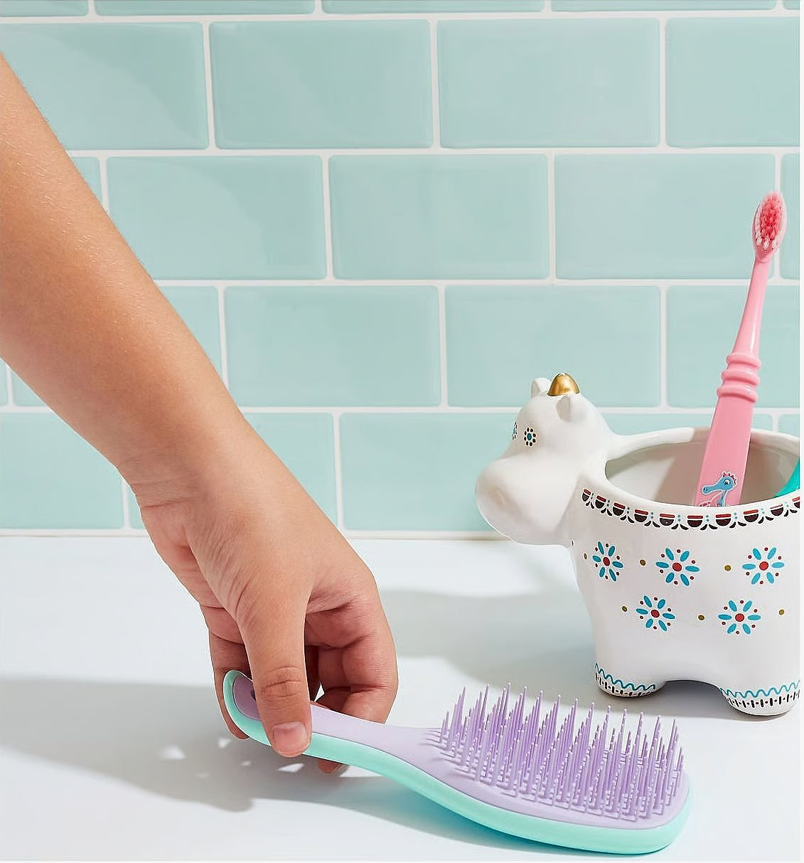 Tangle Teezer Wet Detangler Wisteria Leaf