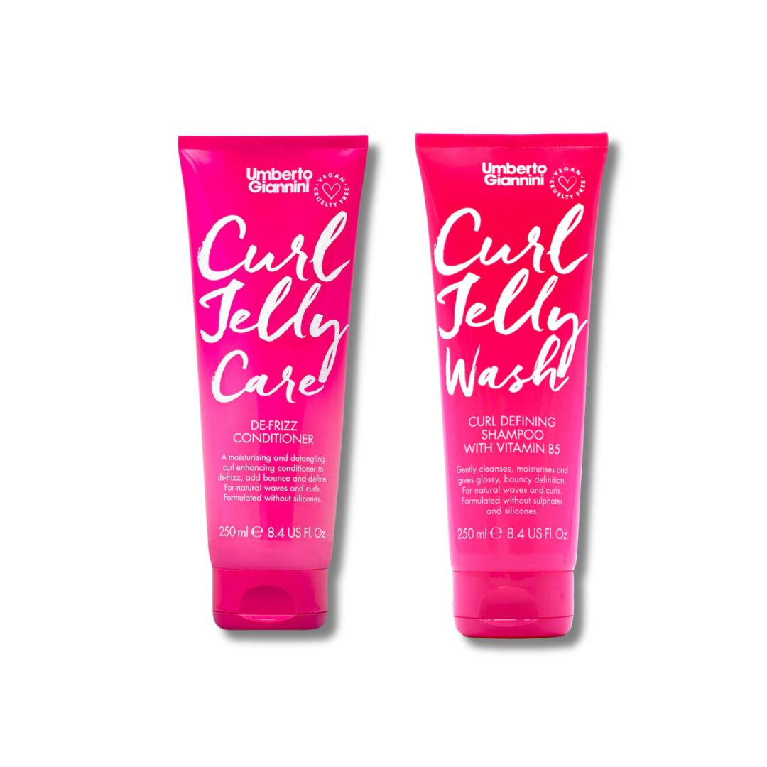 Umberto Giannini Curl Jelly Wash Shampoo &amp; Care Conditioner Bundle -2pc