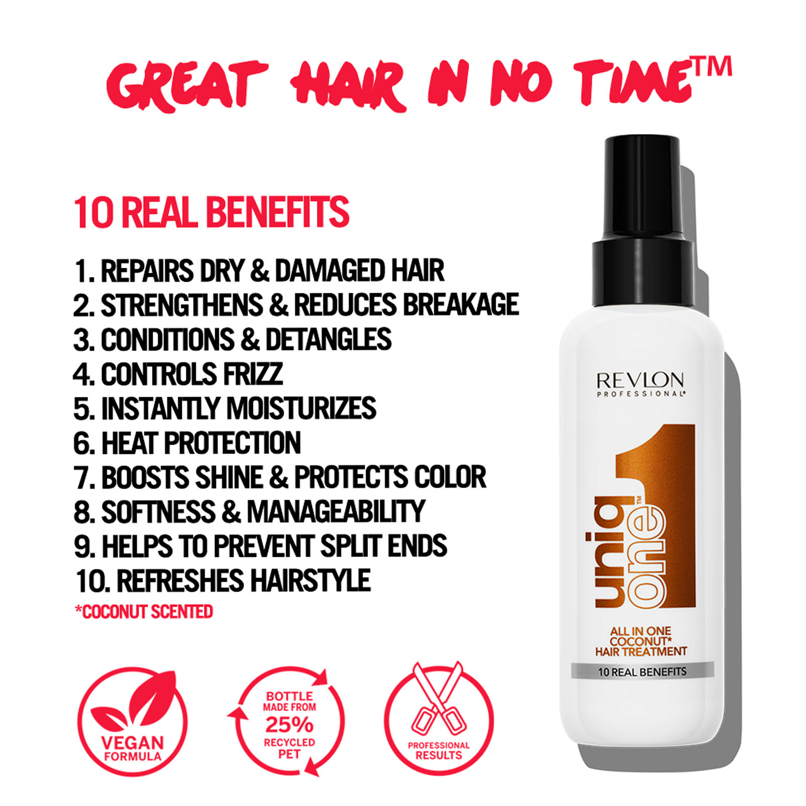 Revlon UniqOne All In One Hair Treatment Coconut 150ml