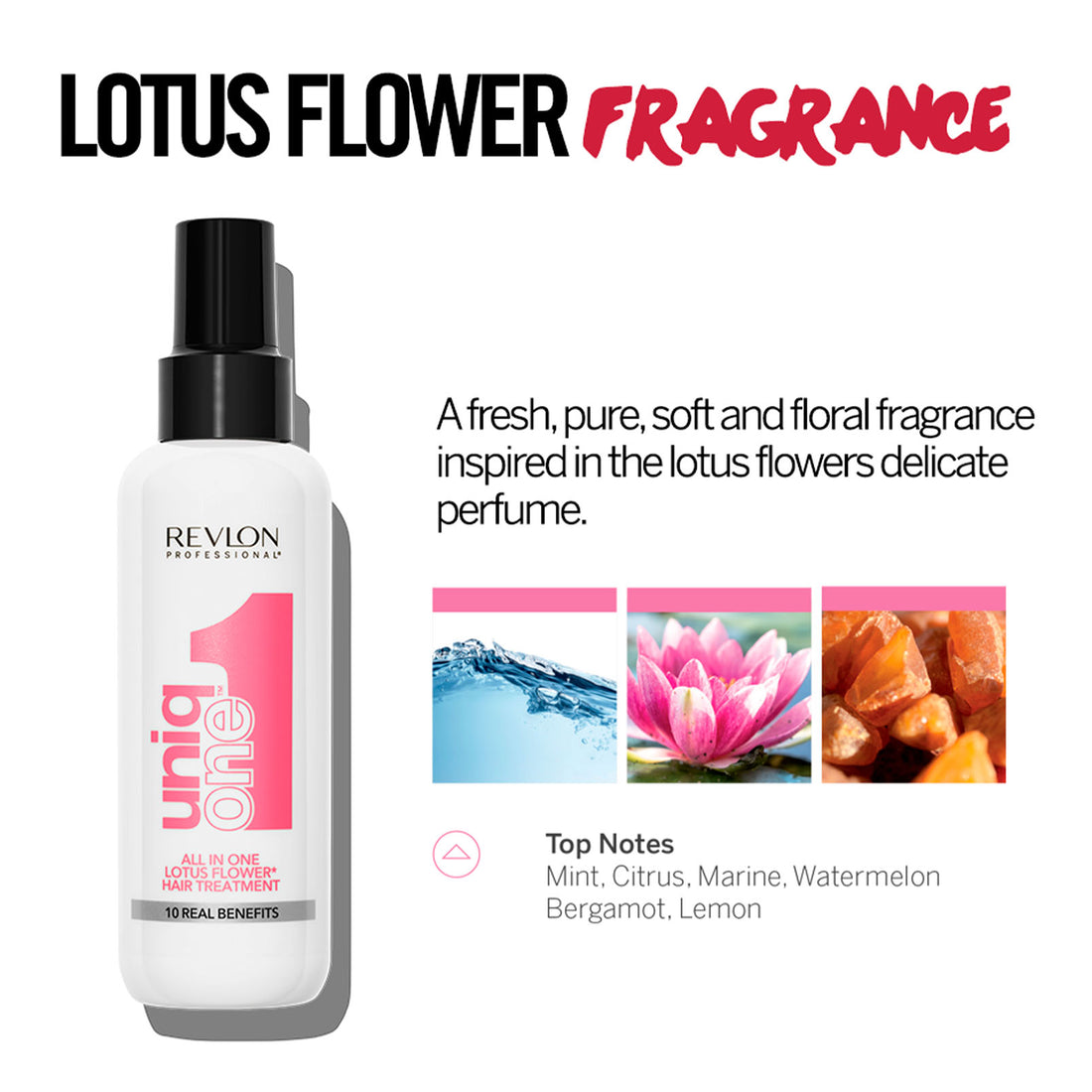 Revlon UniqOne™ All In One Hair Treatment Lotus Flower Fragrance 150ml