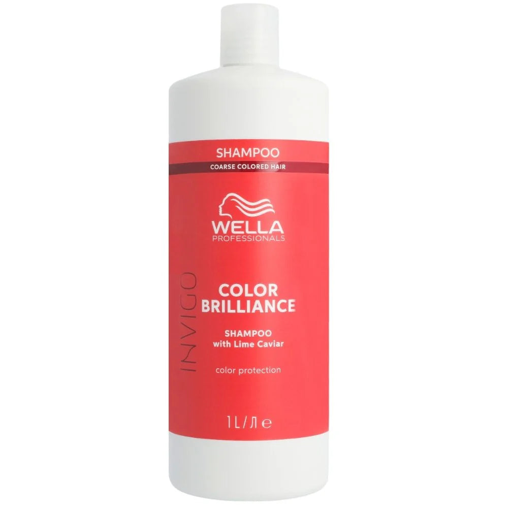 Wella Professionals INVIGO Brilliance Color Protection Shampoo for Coarse Hair