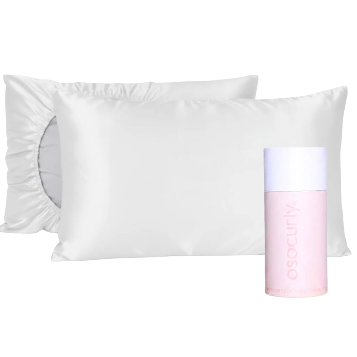 O So Curly Reversible Satin Pillowcase