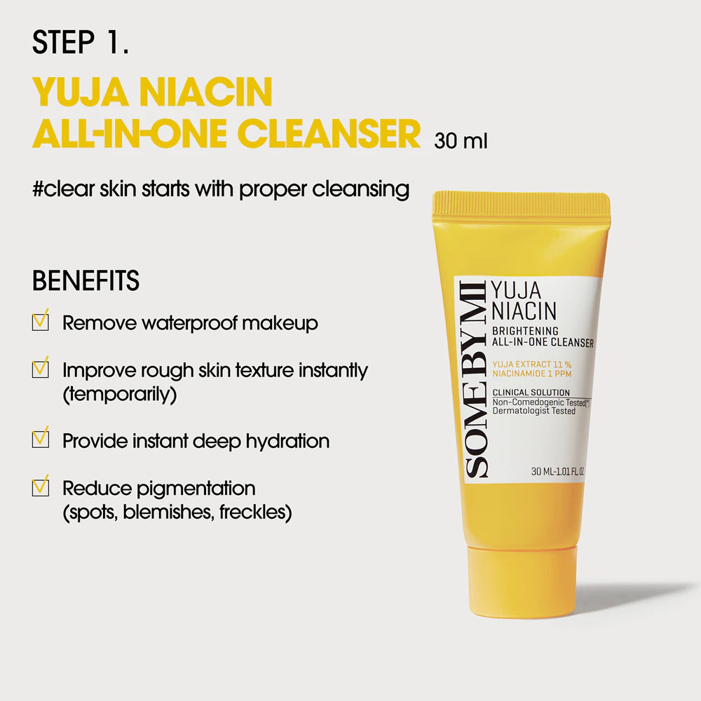 Some By Mi Yuja Niacin Anti Blemish Starter Kit Edition - 4pc