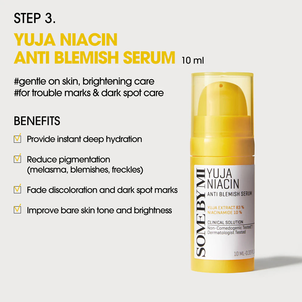 Some By Mi Yuja Niacin Anti Blemish Starter Kit Edition - 4pc