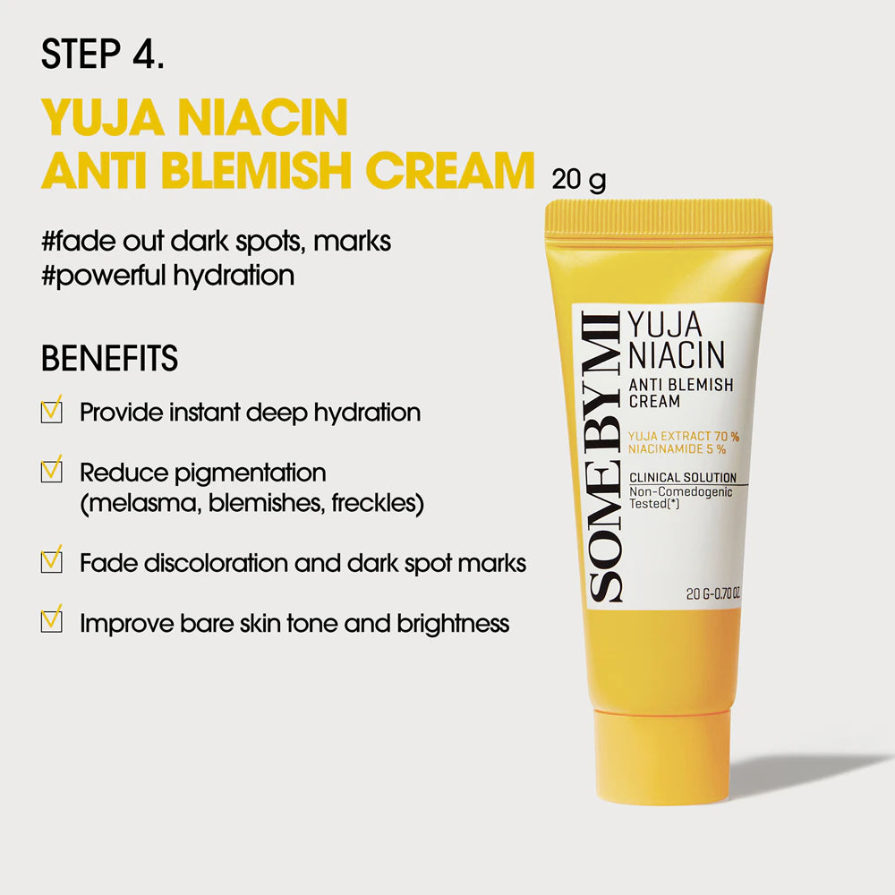 Some By Mi Yuja Niacin Anti Blemish Starter Kit Edition - 4pc