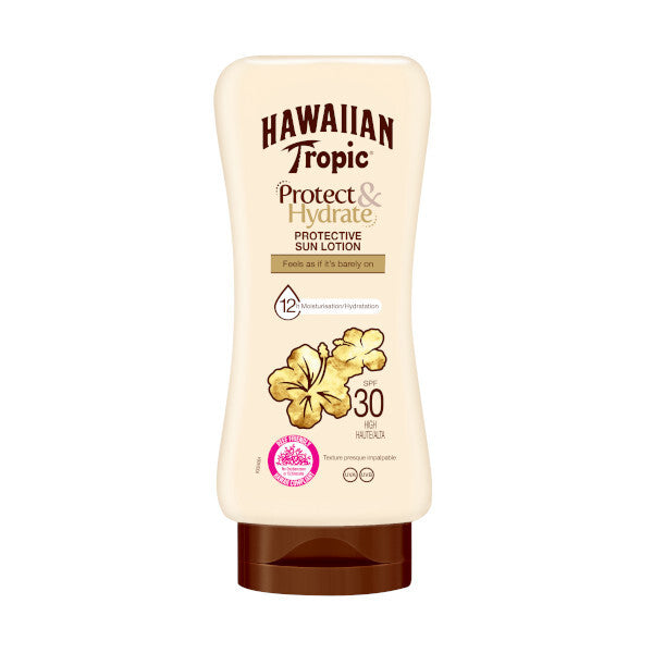 Hawaiian Tropic Protect &amp; Hydrate Protective Sun Lotion SPF 30