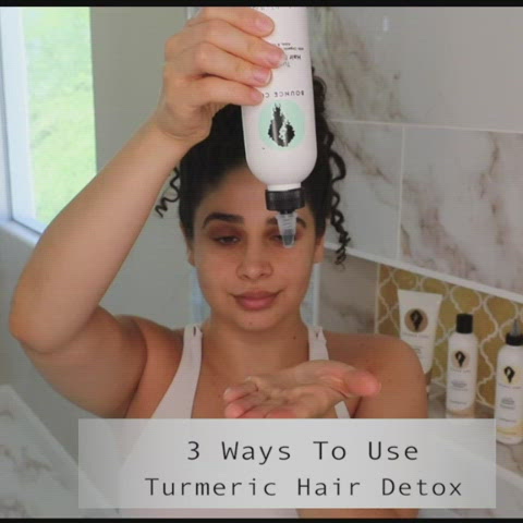 Load video: Bounce Curl Turmeric Hair Mask 237ml / 8oz