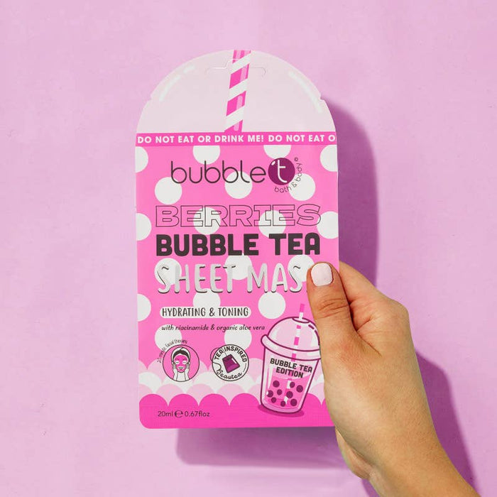 Bubble T Bubble Tea Berries Hydrating Sheet Mask (20ml)