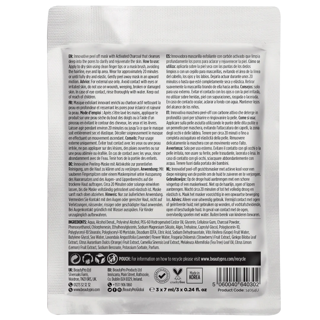BeautyPro Black Peel Charcoal Mask