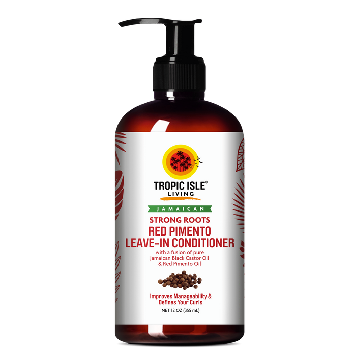 Tropic Isle Living Strong Roots Red Pimento Leave-In Conditioner 12oz