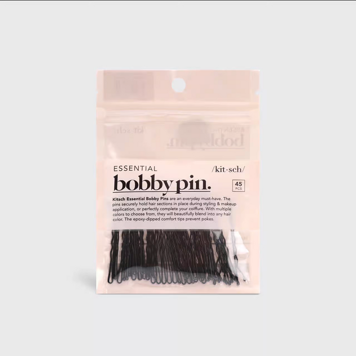 Kitsch Bobby Pins 45pc (Black)