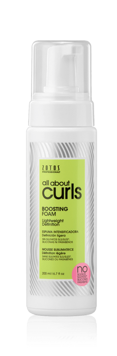 Zotos Professional ALL ABOUT CURLS Boosting Foam 200ml