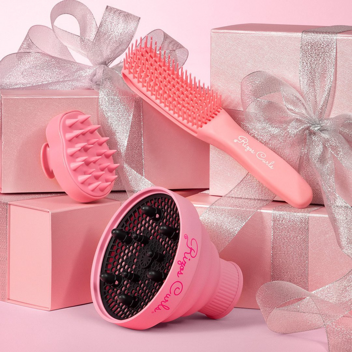 Rizos Curls Pink Scalp Massage Brush