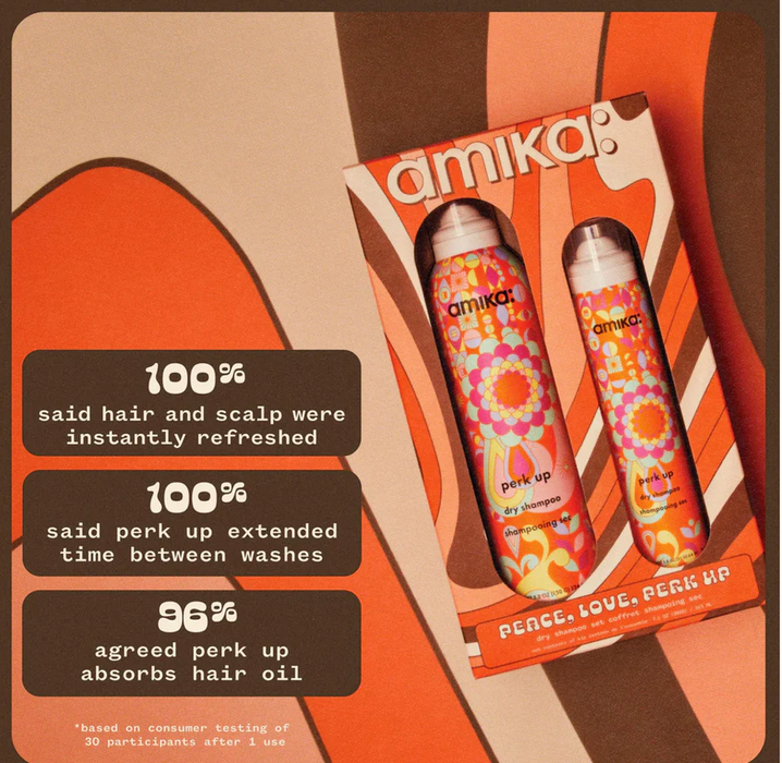 Amika Peace, Love, Perk Up Dry Shampoo Set — Kiyo Beauty