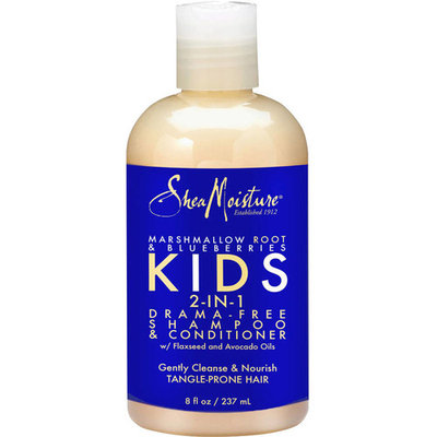 SheaMoisture Marshmallow Root & Blueberries Kids 2-in-1 Drama-Free Shampoo & Conditioner
