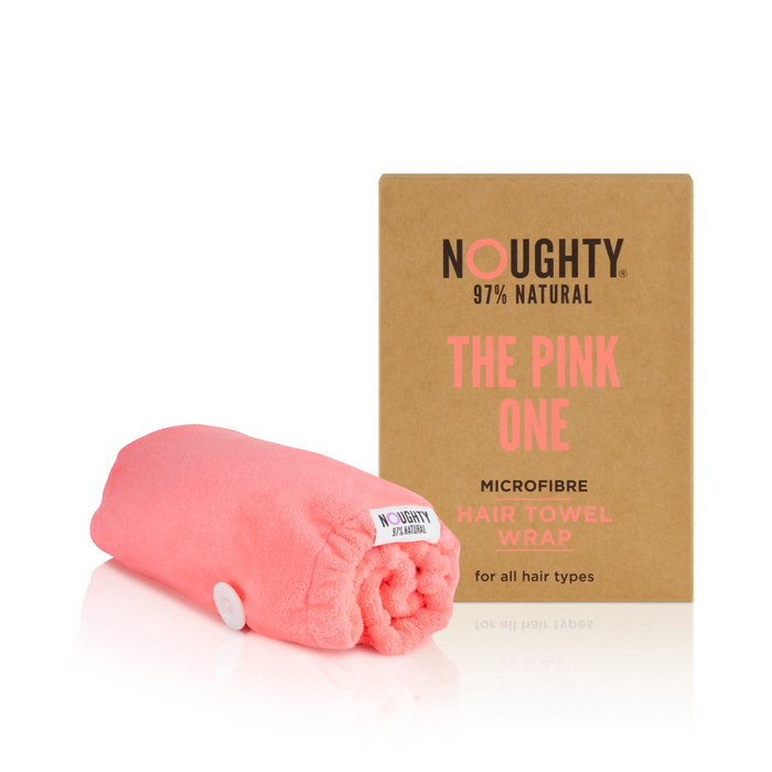 Noughty Microfibre Hair Towel - The Pink One