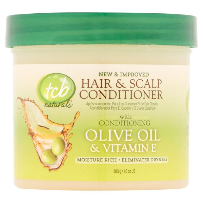 TCB Naturals Hair & Scalp Conditioner With Olive Oil & Vitamin E 10 oz