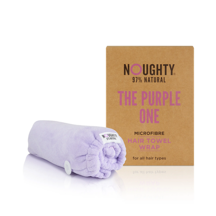 Noughty Microfibre Hair Towel - The Purple One