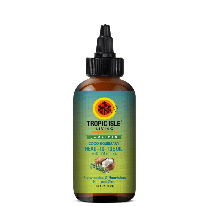 Tropic Isle Living Coco Rosemary Head-to-Toe Oil with Vitamin E 4oz