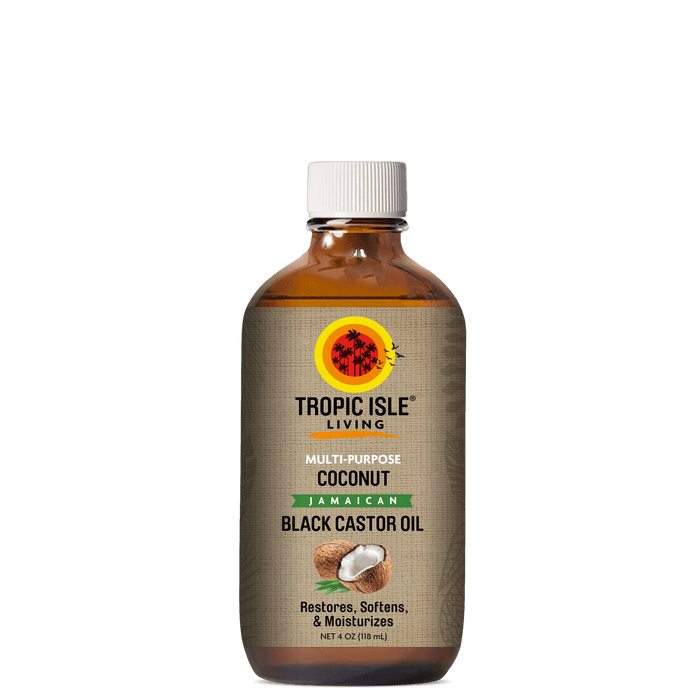 Tropic Isle Living Coconut Jamaican Black Castor Oil 4oz